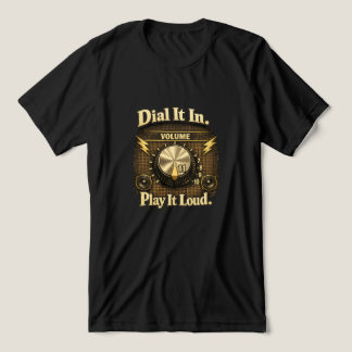 ダイヤルを合わせて、大音量でプレイ トライブレンドTシャツ