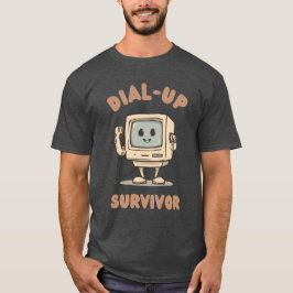 ダイヤルアップ サバイバー Tシャツ