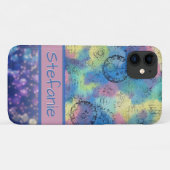 ダイヤルカラフル、花、ブロークライト Case-Mate iPhoneケース (裏面(横))