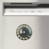 ダイヤルディスクヴィンテージレトロ電話番号ディスク回転盤 マグネット (インサイチュ (食洗機))