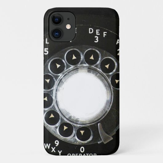 ダイヤル式電話機 Case-Mate iPhoneケース (裏面)