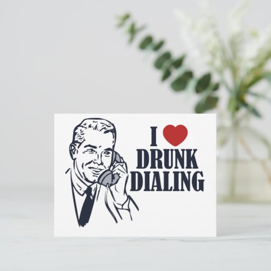 ダイヤル飲中 ポストカード (スタンド正面)