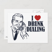 ダイヤル飲中 ポストカード (正面/裏面)