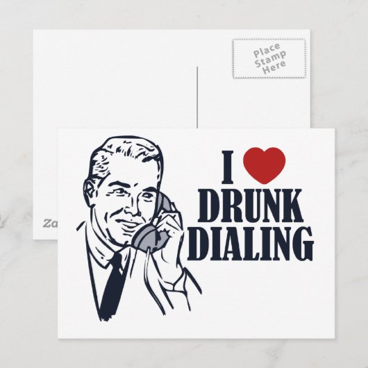 ダイヤル飲中 ポストカード (正面/裏面)