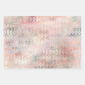 ダイヤ動揺してンカラフルパターン ラッピングペーパーシート (正面3)