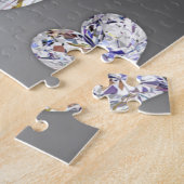 ダイヤ大切モンドエレガントハート ジグソーパズル (側面)