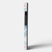 ダイヤ柄ブルーパターン Case-Mate iPhoneケース (裏面 / 左)
