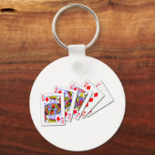 ダイヤ王室のンのフラッシュ キーホルダー (正面)