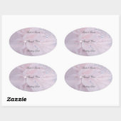 ダイヤ結婚モンドありがとう 楕円形シール (シート)