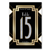 ダイヤ結婚モンドアールデコ表15 テーブルナンバー (裏面)