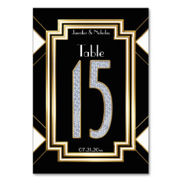 ダイヤ結婚モンドアールデコ表15 テーブルナンバー