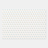 ダイヤ結婚モンドリングや輪 ラッピングペーパーシート (正面3)