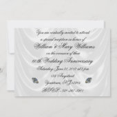 ダイヤ結婚モンド記念日招待状カード 招待状 (裏面)