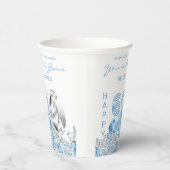 ダイヤ結婚モンド記念日 紙コップ (右)