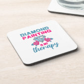 ダイヤ絵画モンドは私のセラピー コースター (左側)