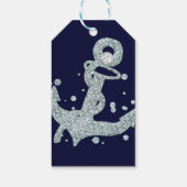 ダイヤ航海のモンドいかりグきらきら光るラムビーチパーティー ギフトタグ (裏面)