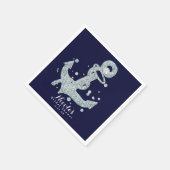 ダイヤ航海のモンドいかりグきらきら光るラムビーチパーティー スタンダードカクテルナプキン (角)