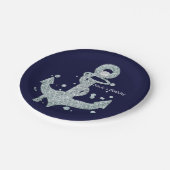 ダイヤ航海のモンドいかりグきらきら光るラムビーチパーティー ペーパープレート (アングル)