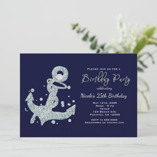 ダイヤ航海のモンドいかりバースデーパーティ招待状 招待状 (スタンド正面)