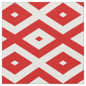 ダイヤ赤と白ン ファブリック (クローズアップ)