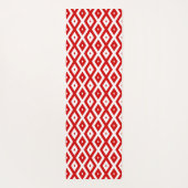 ダイヤ赤と白ン ヨガマット (裏面)