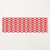 ダイヤ赤と白ン ヨガマット (正面(横))