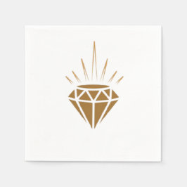 ダイヤ輝くモンド スタンダードカクテルナプキン