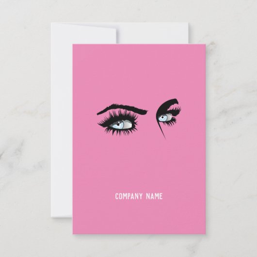 ダイレクトピンク企業ののQRコードプロモーション (正面)