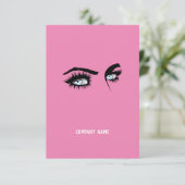 ダイレクトピンク企業ののQRコードプロモーション (スタンド正面)