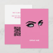 ダイレクトピンク企業ののQRコードプロモーション (正面/裏面)