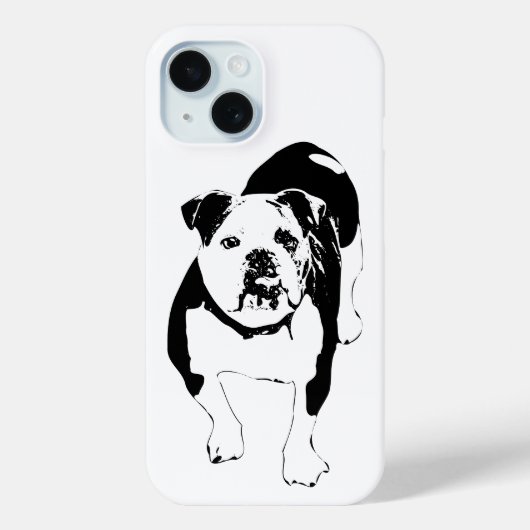 ダイレクトフォーカス クリーン・ブルドッグ・ケース Case-Mate iPhoneケース (裏面)