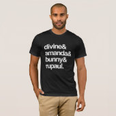 ダイヴァイン アマンダ うさぎ と ルー Tシャツ (正面フル)