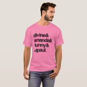 ダイヴァイン アマンダ うさぎ と ルー Tシャツ (正面フル)
