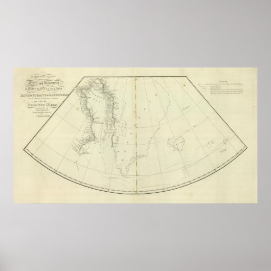 ダイヴス海峡とバッフィン諸島湾 ポスター (正面)