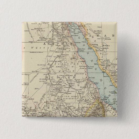 ダイ·ニランダー·アトラス·ナイルの地図 缶バッジ (正面)