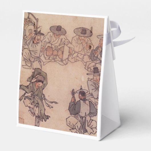 ダウォン・ムドン伝統的コリ絵画アの作品 フェイバーボックス (裏面サイド)