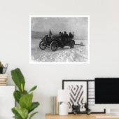 ダウソンからホワイトホースへの最初の自動車,アラスカ1912 ポスター (ホームオフィス)