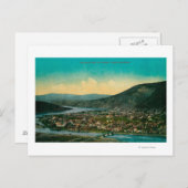 ダウソン、アラスカユーコン地域タウンビュー ポストカード (正面/裏面)