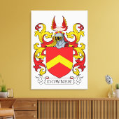 ダウナー家紋 キャンバスプリント (インサイチュ (リビング))