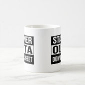 ダウニング街から出ていけスターマー政治的引用 コーヒーマグカップ (中央)