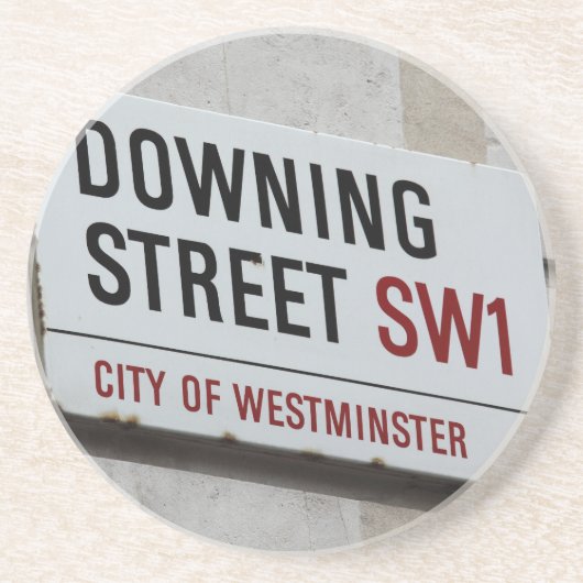 ダウニング通り標識 コースター (正面)