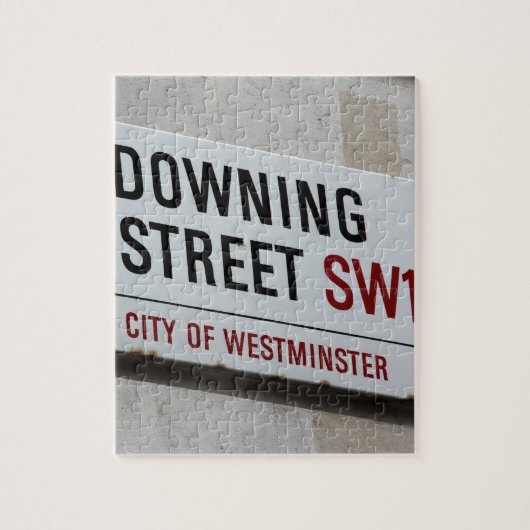ダウニング通り標識 ジグソーパズル (縦)