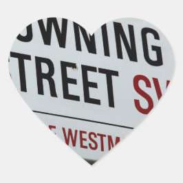 ダウニング通り標識 ハートシール