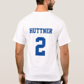 ダウパーソナライズされたグティー Tシャツ (裏面)