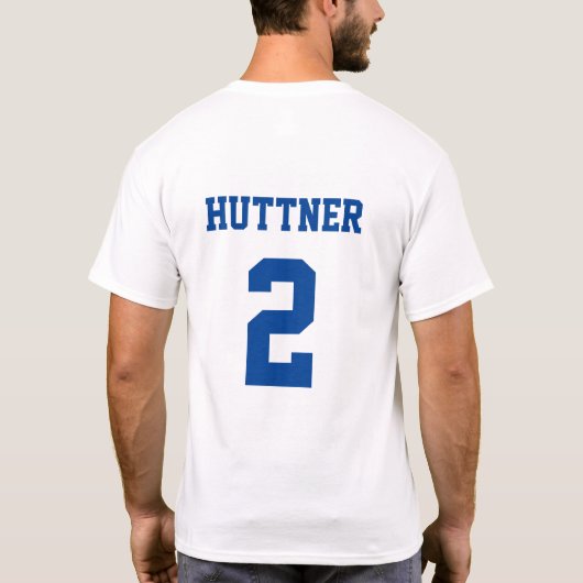 ダウパーソナライズされたグティー Tシャツ (裏面)