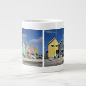 ダウフィンカラフルアイランドハウスアラバマジャイアントコフ ジャンボコーヒーマグカップ (正面)