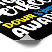 ダウライトパーフェクトダウン症候群認識度ノベルティ ポスター (角)