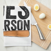 ダウンはアンダーソン野球おもしろいギフト・アンダーソン キッチンタオル (四つ折り)