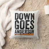 ダウンはアンダーソン野球おもしろいギフト・アンダーソン クッション (ブランケット)