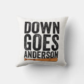 ダウンはアンダーソン野球おもしろいギフト・アンダーソン クッション (裏面)